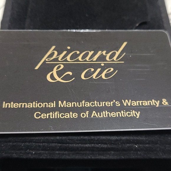 Luxury Picard & Cie Leather Stainless Watch - Picture 7 of 15